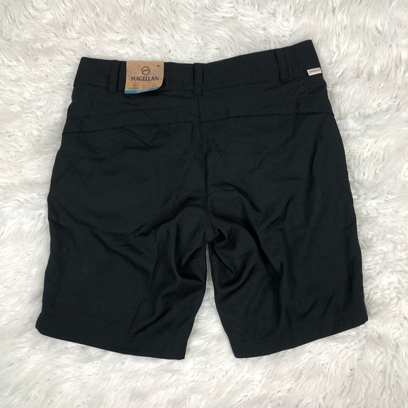Magellan Outdoors Shorts Nwt Magellan Womens Black Fish Gear Falcon Lake Bermuda Caviar